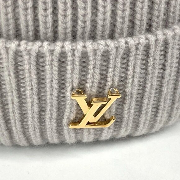 LOUIS VUITTON M78970 Beanie-LV Spark beanie knit cap hat Cashmere Gurege gray - Picture 7 of 16